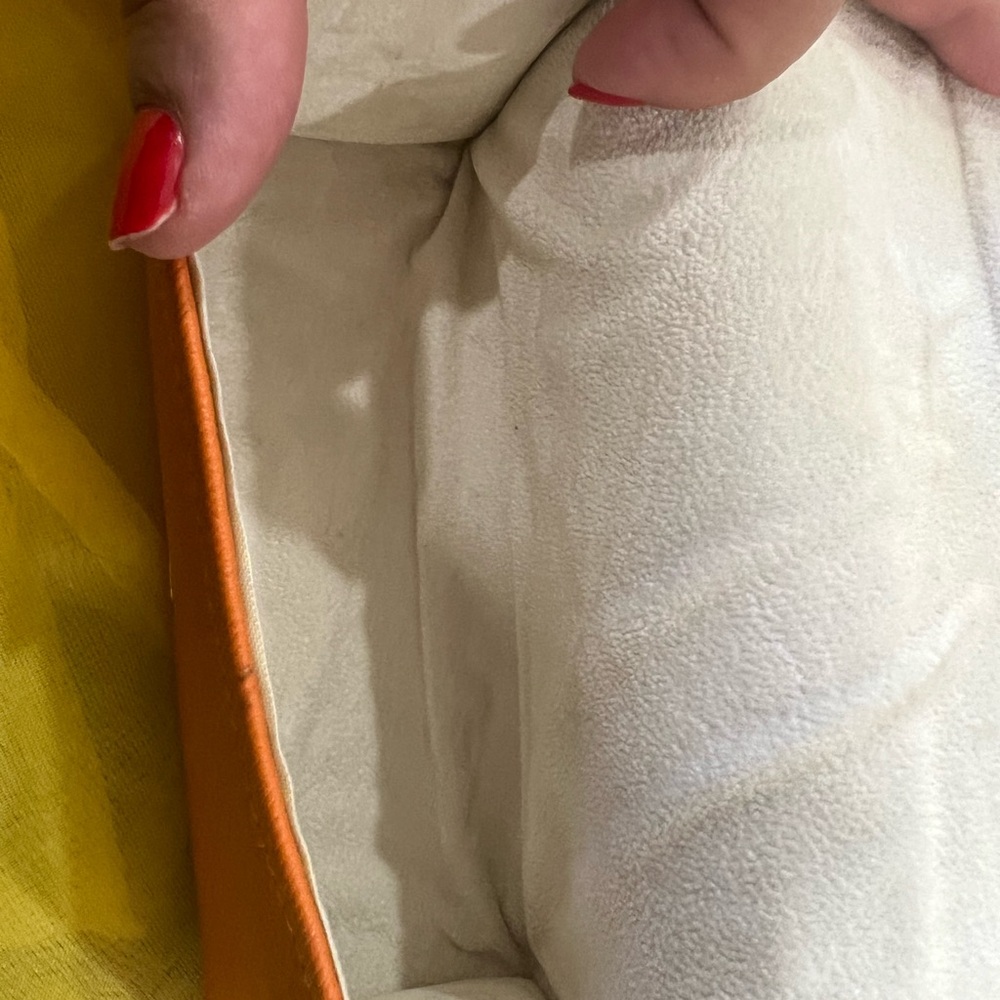 Tory Burch Orange Sunglasses Eyeglass Case - Picture 2 of 7